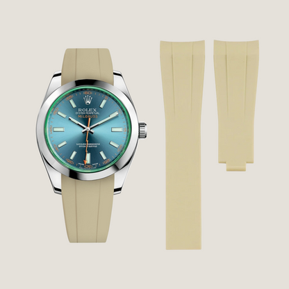 Rolex Milgauss Rubber Strap for Deployant Clasp