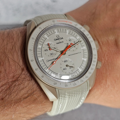 MoonSwatch Mission to Jupiter FKM Rubber Strap