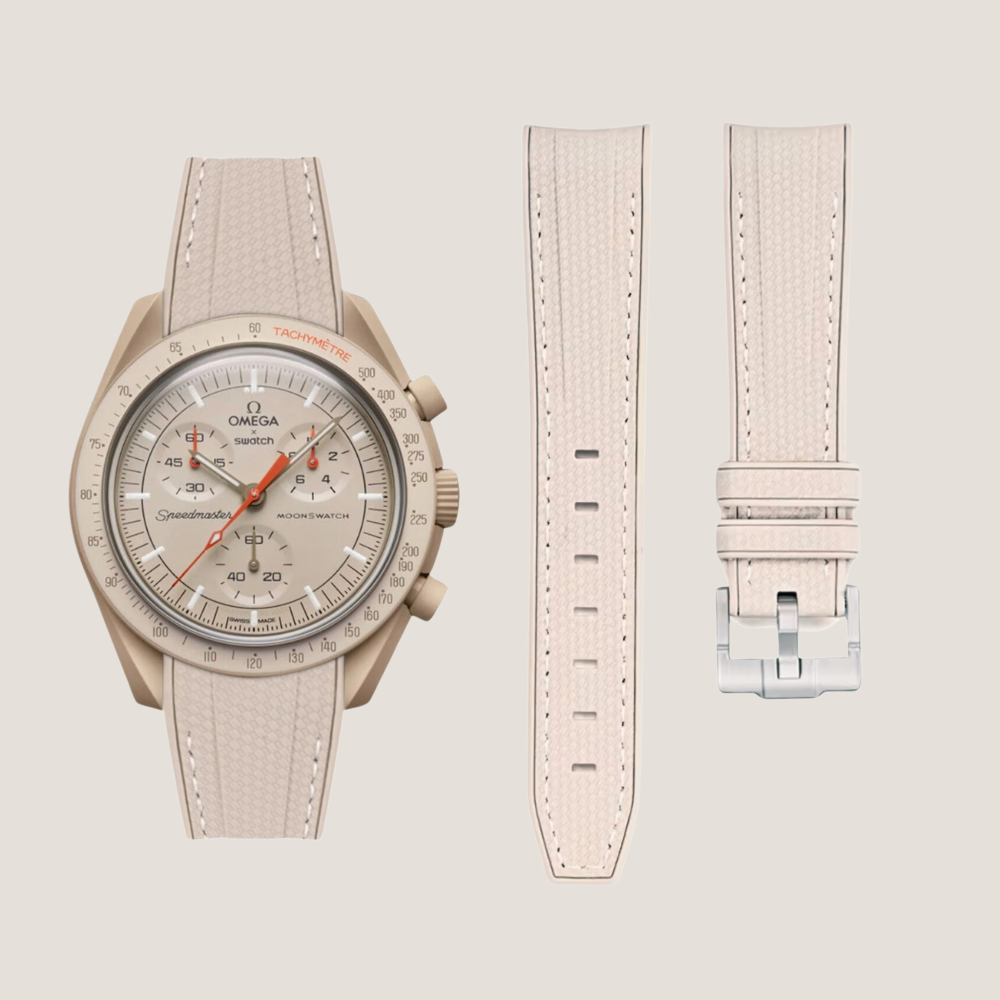 MoonSwatch Mission to Jupiter FKM Rubber Strap