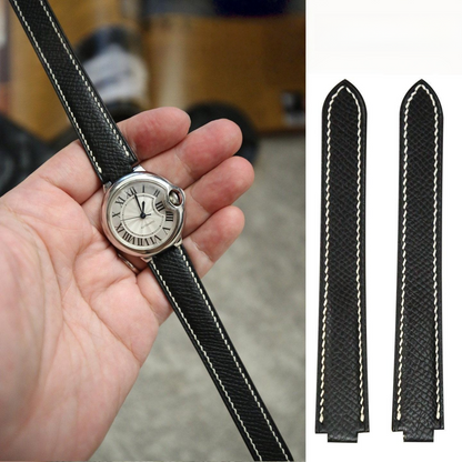 Epsom Leather Strap for Cartier Ballon Bleu