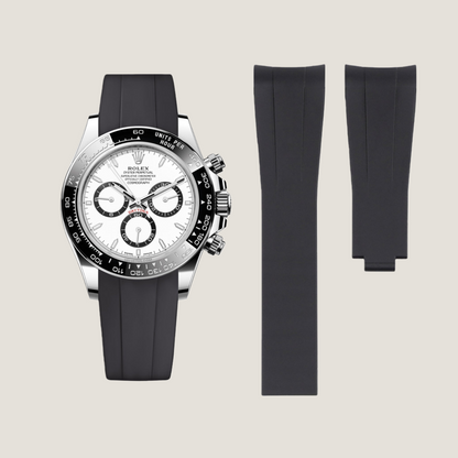 FKM Rubber Strap for Rolex Daytona Deployant Clasp