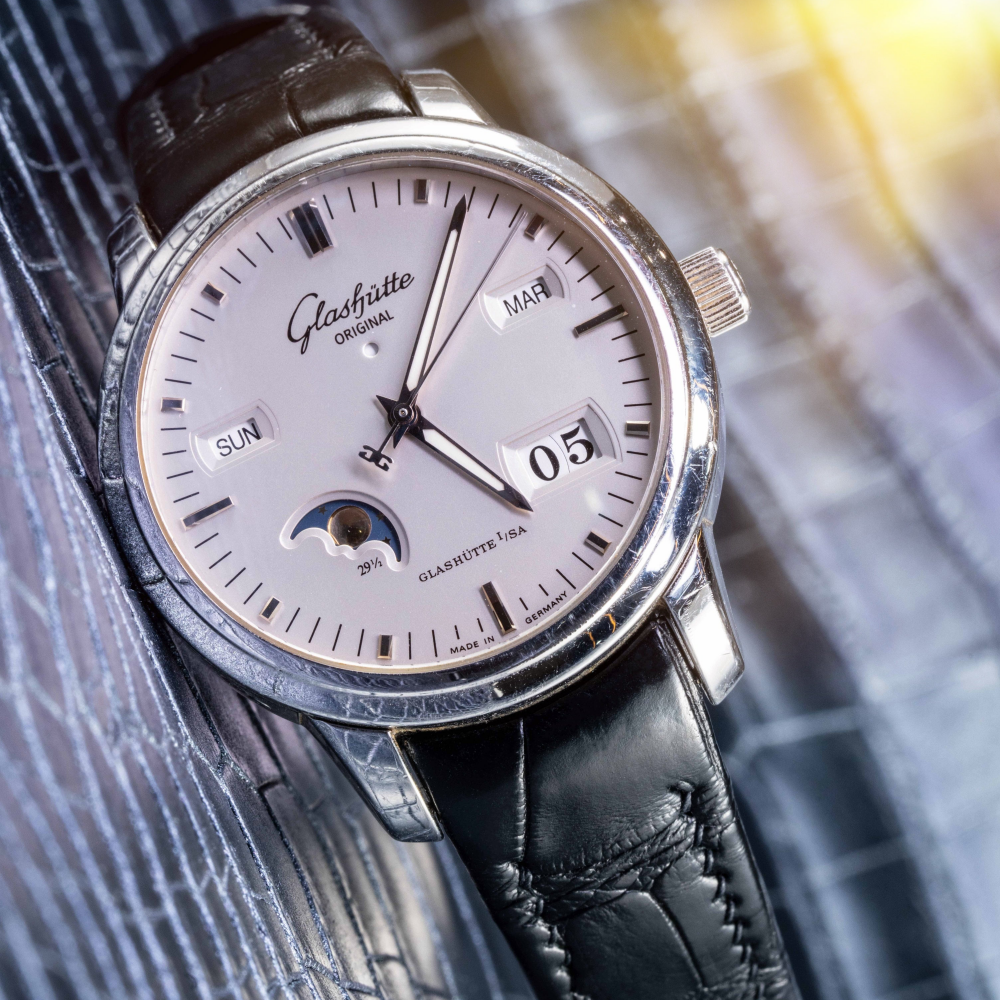 Alligator Leather Strap for Glashütte