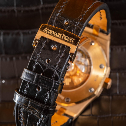 Alligator Leather Strap for Audemars Piguet Royal Oak 41mm