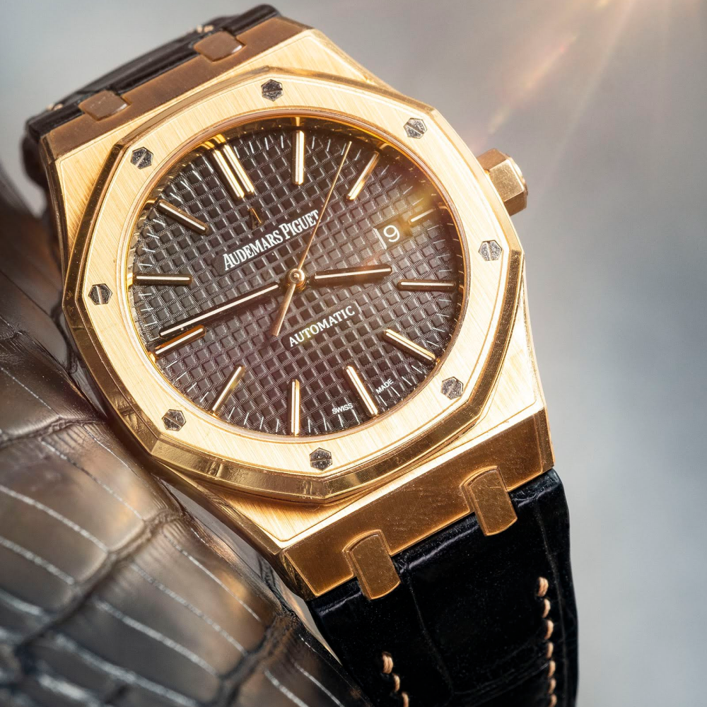 Alligator Leather Strap for Audemars Piguet Royal Oak 41mm