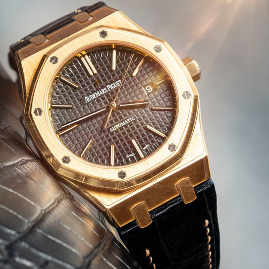 Alligator Leather Strap for Audemars Piguet Royal Oak 41mm