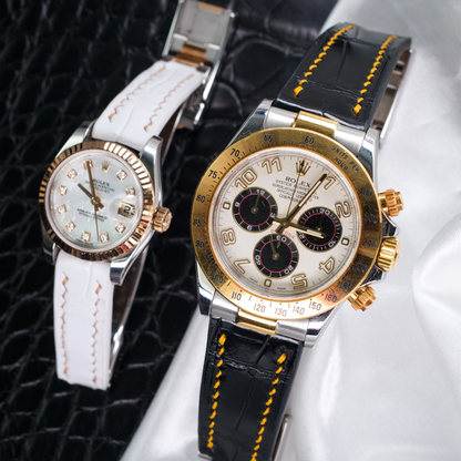 Rolex Day-Date Alligator Leather Strap – Handmade Custom Fit