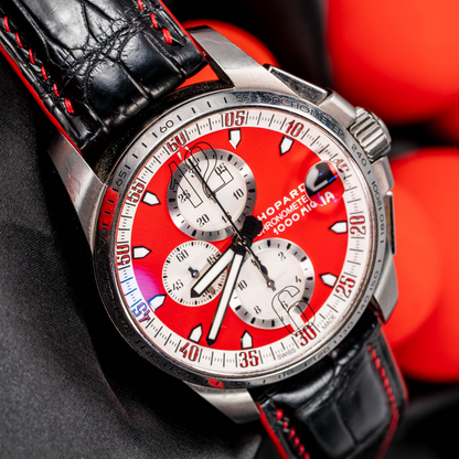 Alligator Leather Strap for Chopard Mille Miglia