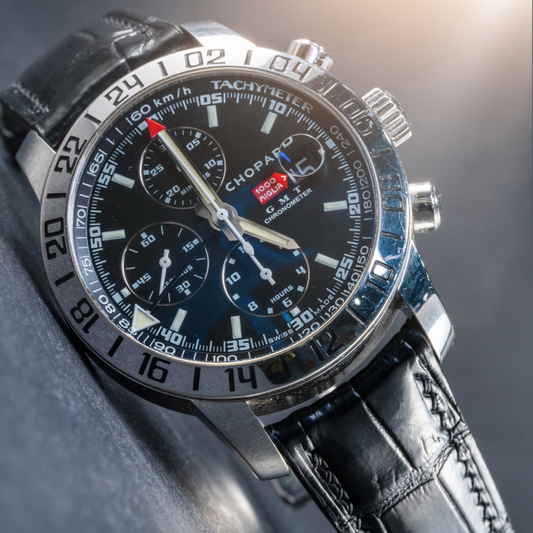 Alligator Leather Strap for Chopard Mille Miglia