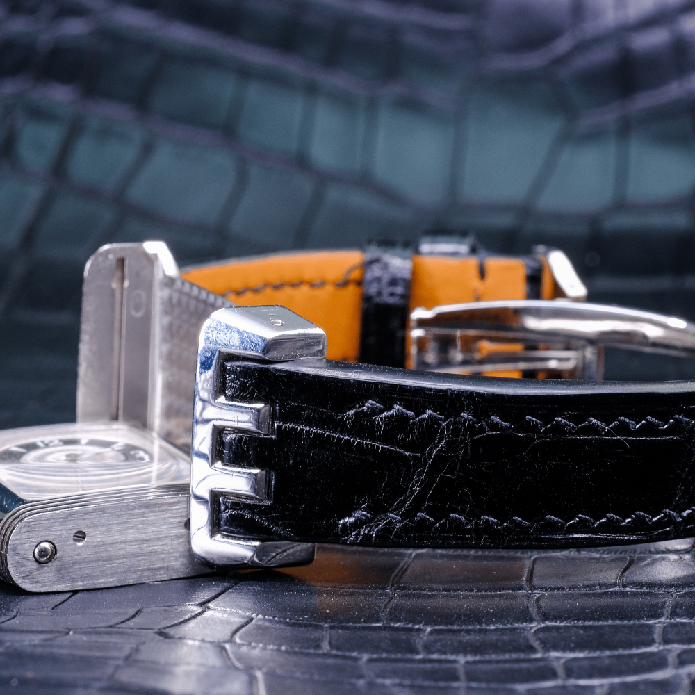 Alligator Leather Strap for Jaeger-LeCoultre Reverso