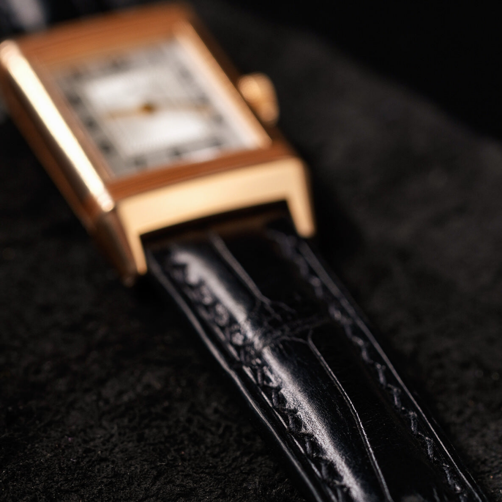 Alligator Leather Strap for Jaeger-LeCoultre Reverso