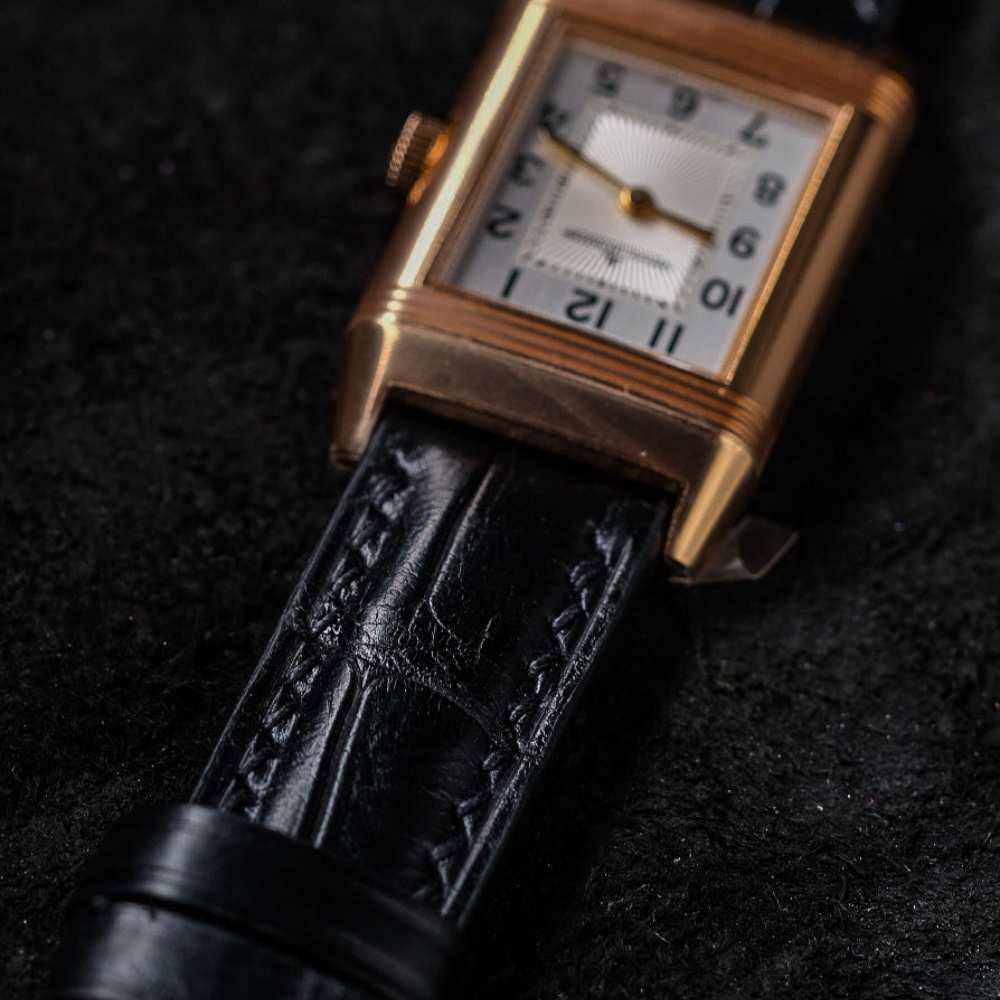 Alligator Leather Strap for Jaeger-LeCoultre Reverso