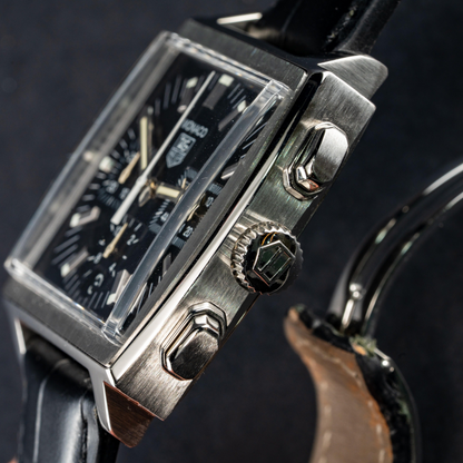 Alligator Leather Strap for Tag Heuer Monaco