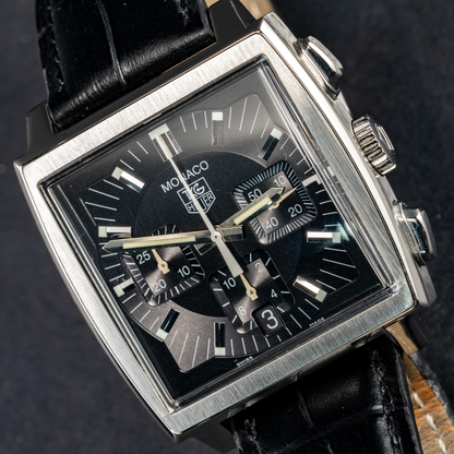 Alligator Leather Strap for Tag Heuer Monaco