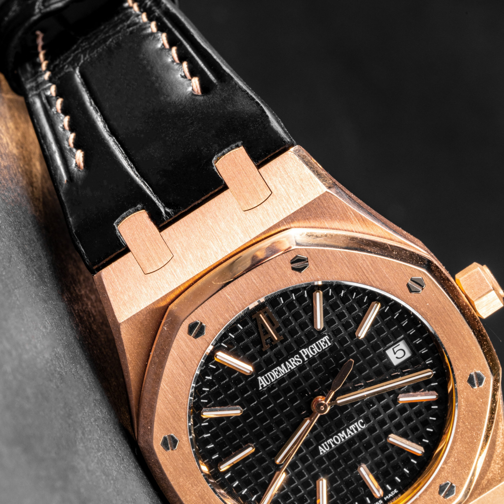 Alligator Leather Strap for AP Women's Watches