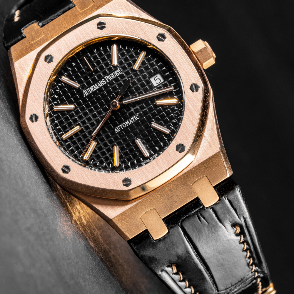 Alligator Leather Strap for AP Women's Watches