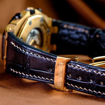 Alligator Leather Strap for AP Royal Oak Offshore 42mm