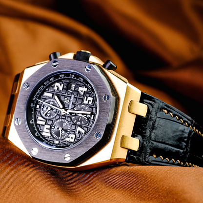 Alligator Leather Strap for AP Royal Oak Offshore 42mm