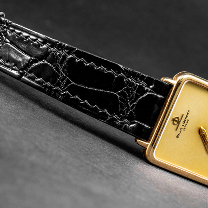 Alligator Leather Strap for Baume & Mercier
