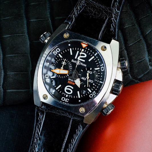 Alligator Leather Strap for Bell & Ross