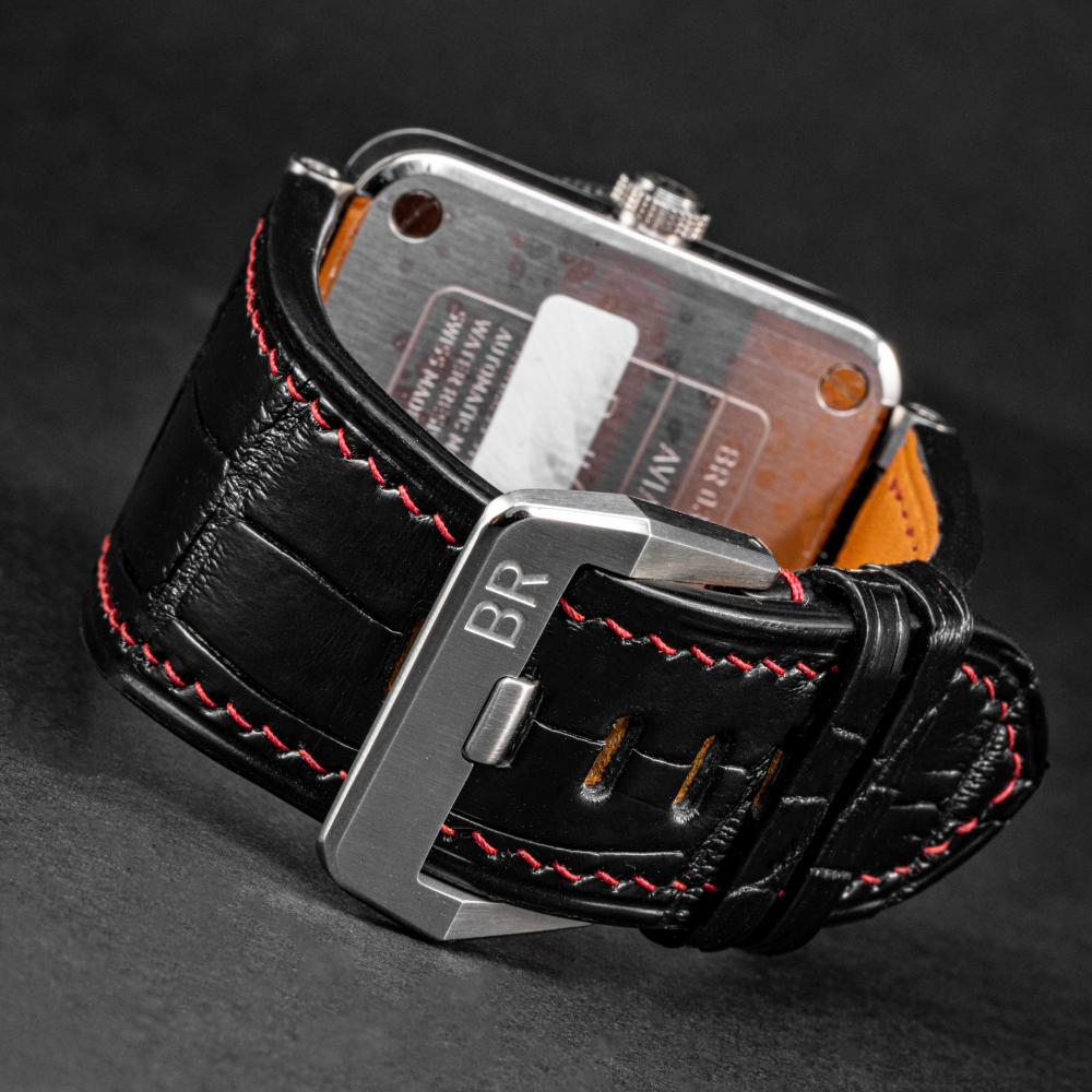 Alligator Leather Strap for Bell & Ross