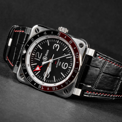 Alligator Leather Strap for Bell & Ross