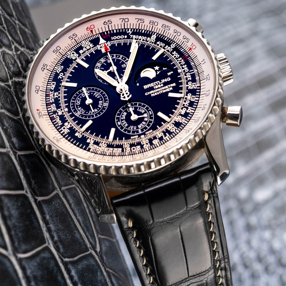 Alligator Leather Strap for Breitling