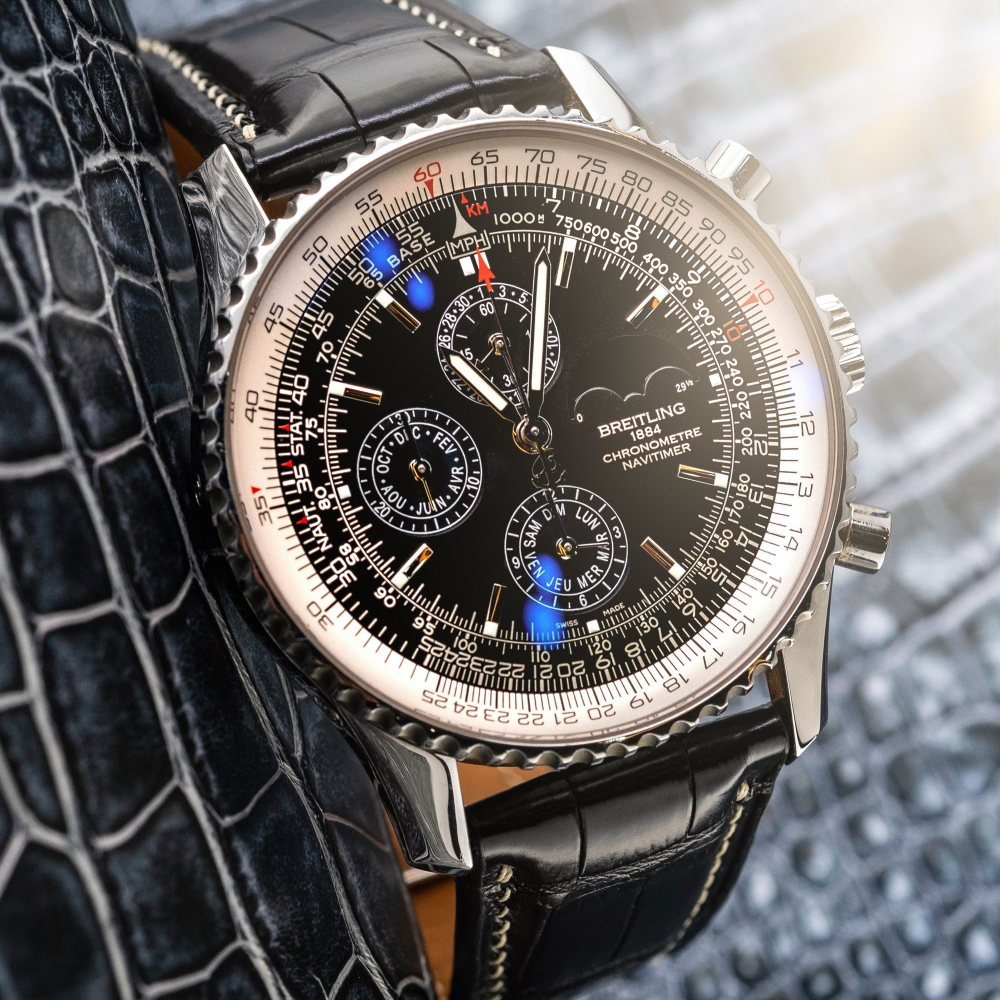 Alligator Leather Strap for Breitling
