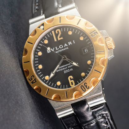 Alligator Leather Strap for Bvlgari