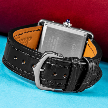 Alligator Leather Strap for Cartier Tank Must
