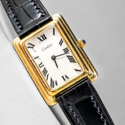 Alligator Leather Strap for Cartier Tank