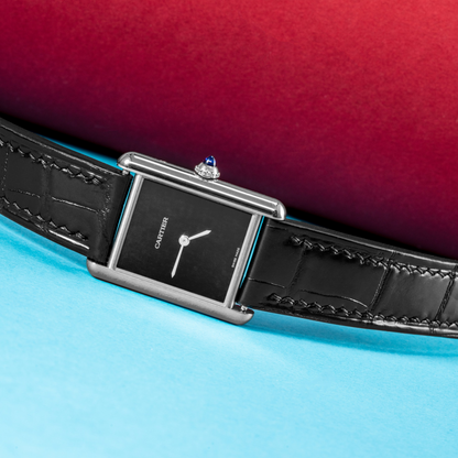 Alligator Leather Strap for Cartier Tank