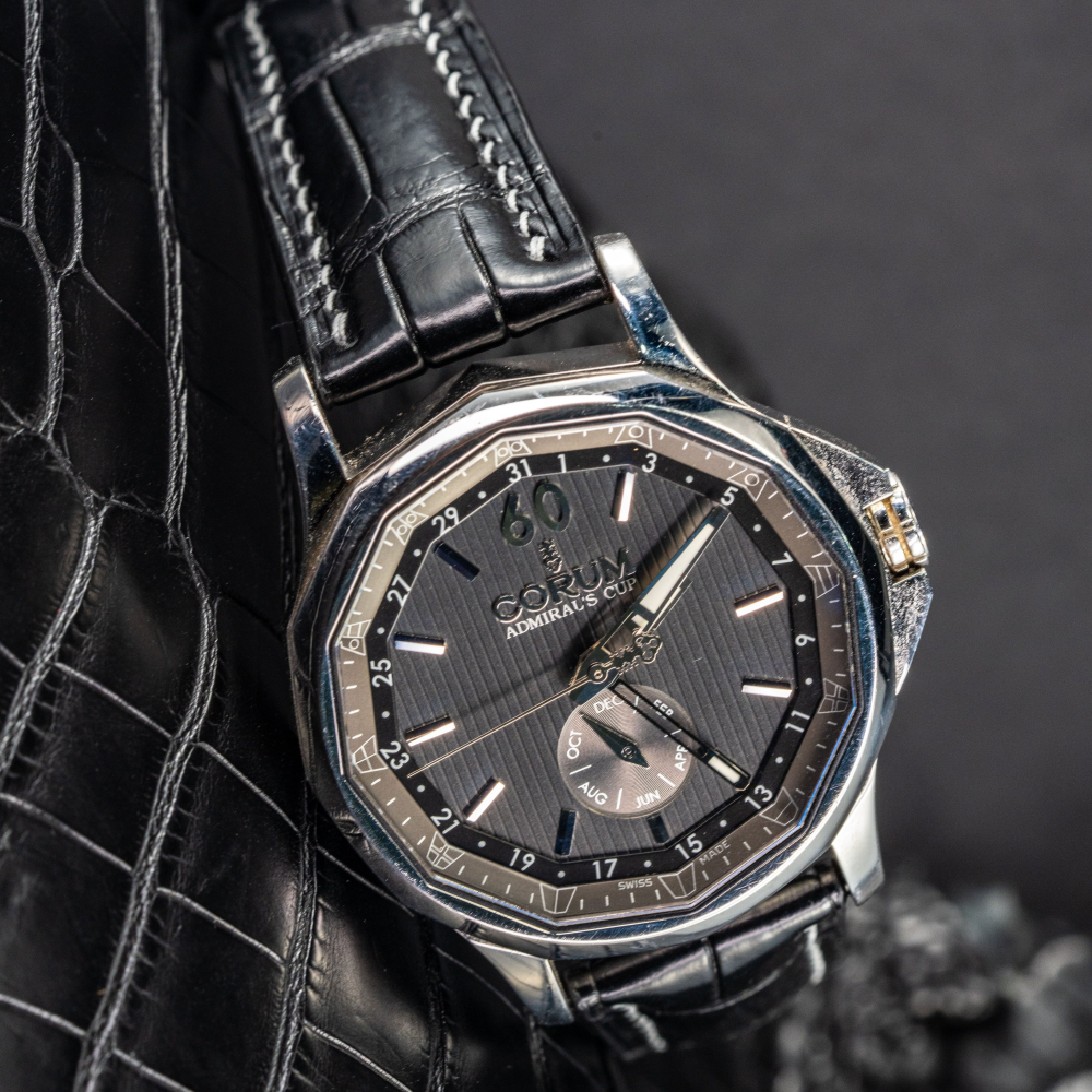 Alligator Leather Strap for Corum