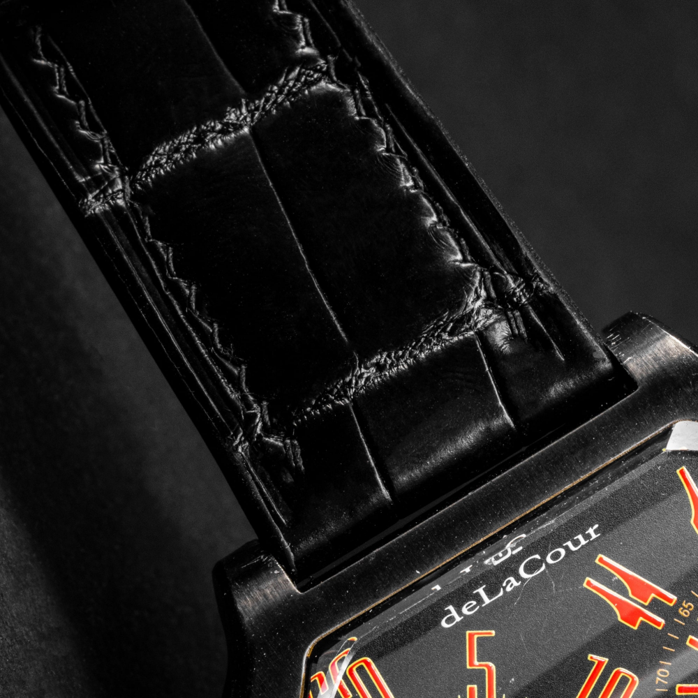 Alligator Leather Strap for deLaCour