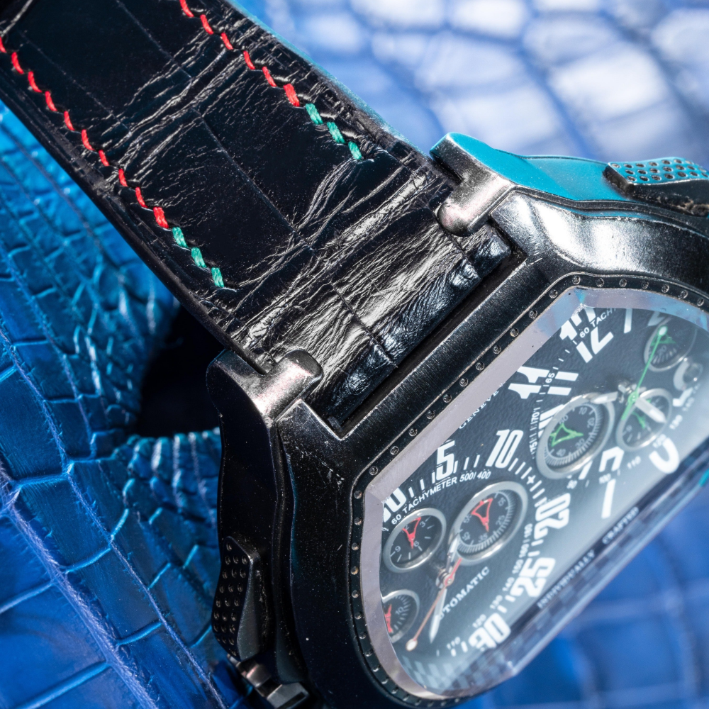 Alligator Leather Strap for deLaCour