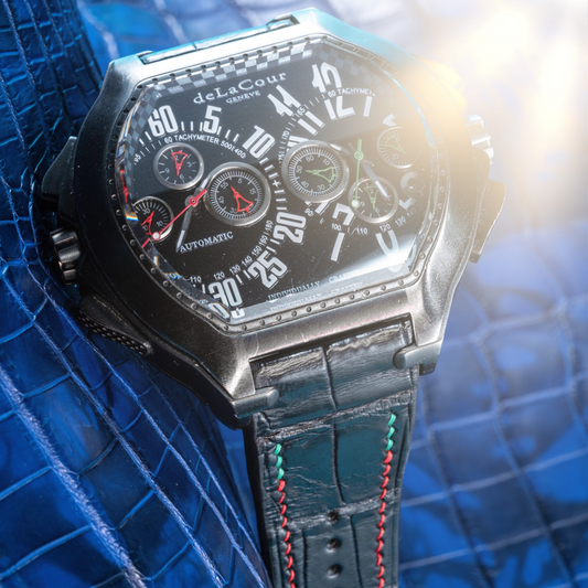 Alligator Leather Strap for deLaCour