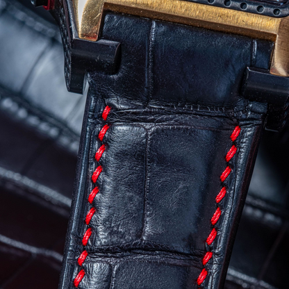 Alligator Leather Strap for deLaCour