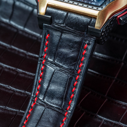 Alligator Leather Strap for deLaCour