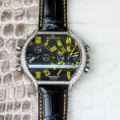 Alligator Leather Strap for deLaCour