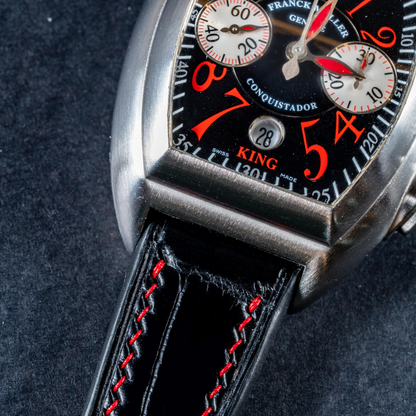 Alligator Leather Strap for Franck Muller Long Island