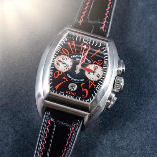 Alligator Leather Strap for Franck Muller Long Island