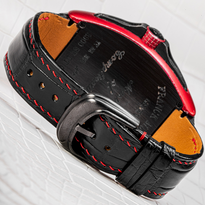 Alligator Leather Strap for Franck Muller Long Island