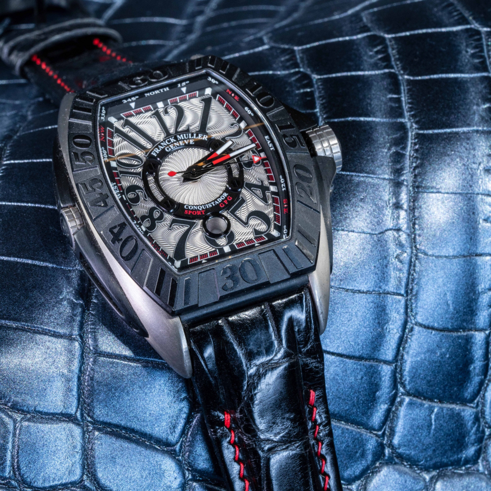 Alligator Leather Strap for Franck Muller Conquistador
