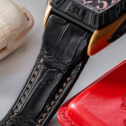 Alligator Leather Strap for Franck Muller Conquistador