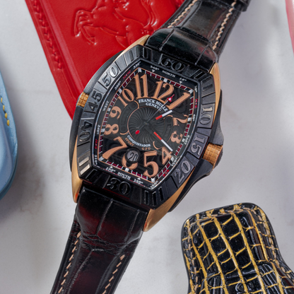 Alligator Leather Strap for Franck Muller Conquistador