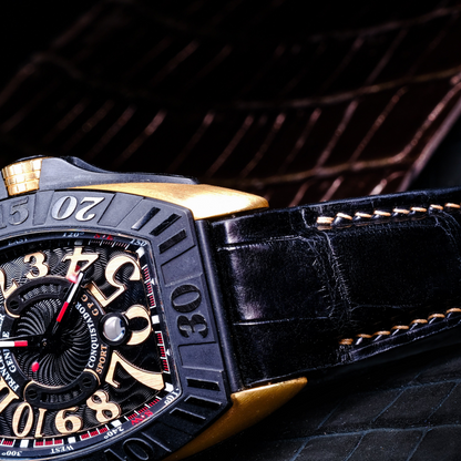 Alligator Leather Strap for Franck Muller Conquistador