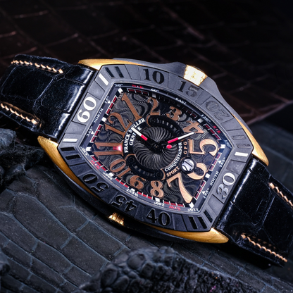 Alligator Leather Strap for Franck Muller Conquistador