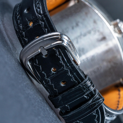Alligator Leather Strap for Franck Muller Platinum Rotor