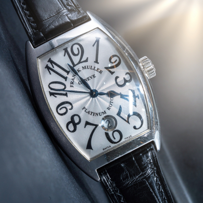 Alligator Leather Strap for Franck Muller Platinum Rotor