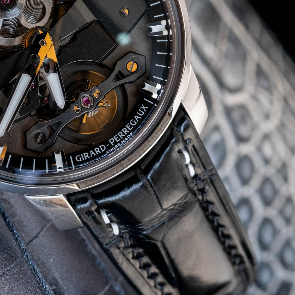 Alligator Leather Strap for Girard-Perregaux