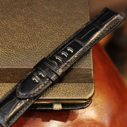 Alligator Leather Strap for H. Moser & Cie